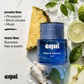 Equi Musk & Oakmoss inspired by Creed Aventus perfume bottle with pineapple, birch smoke, and musk.