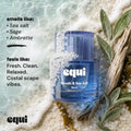 Equi Woods & Sea Salt inspired by Jo Malone Wood Sage & Sea Salt perfume bottle with sea salt, sage, and ambrette.